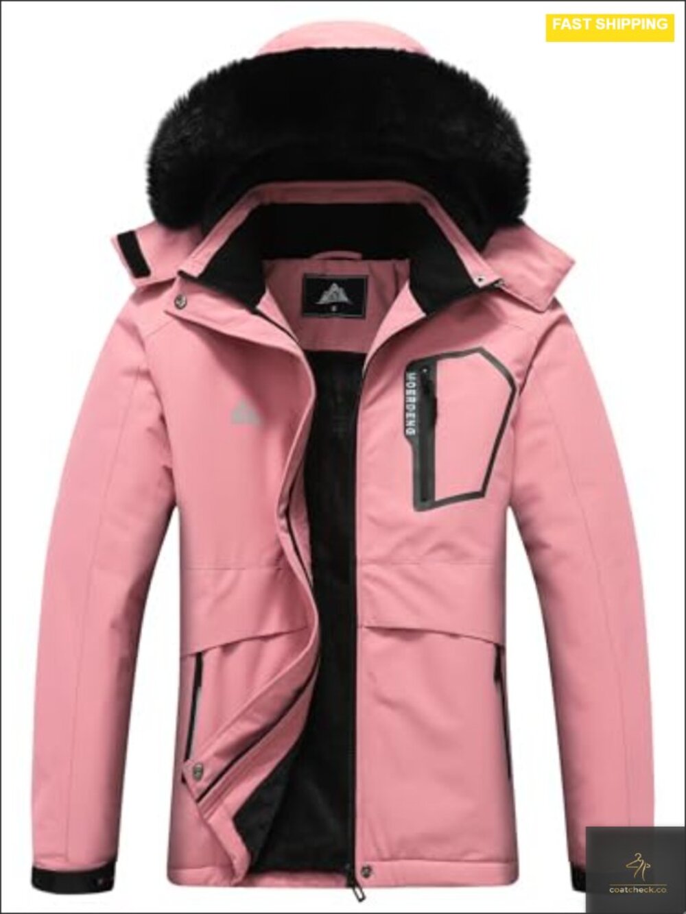 Waterproof Winter Coat Softshell Hiking Jacket Detachable Hood